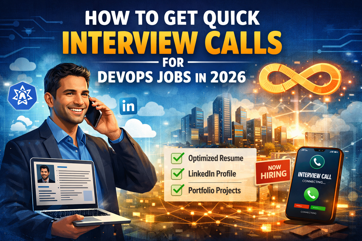 How to Get Quick Interview Calls for DevOps Jobs in 2026 (Proven Resume + LinkedIn + Portfolio Strategy)