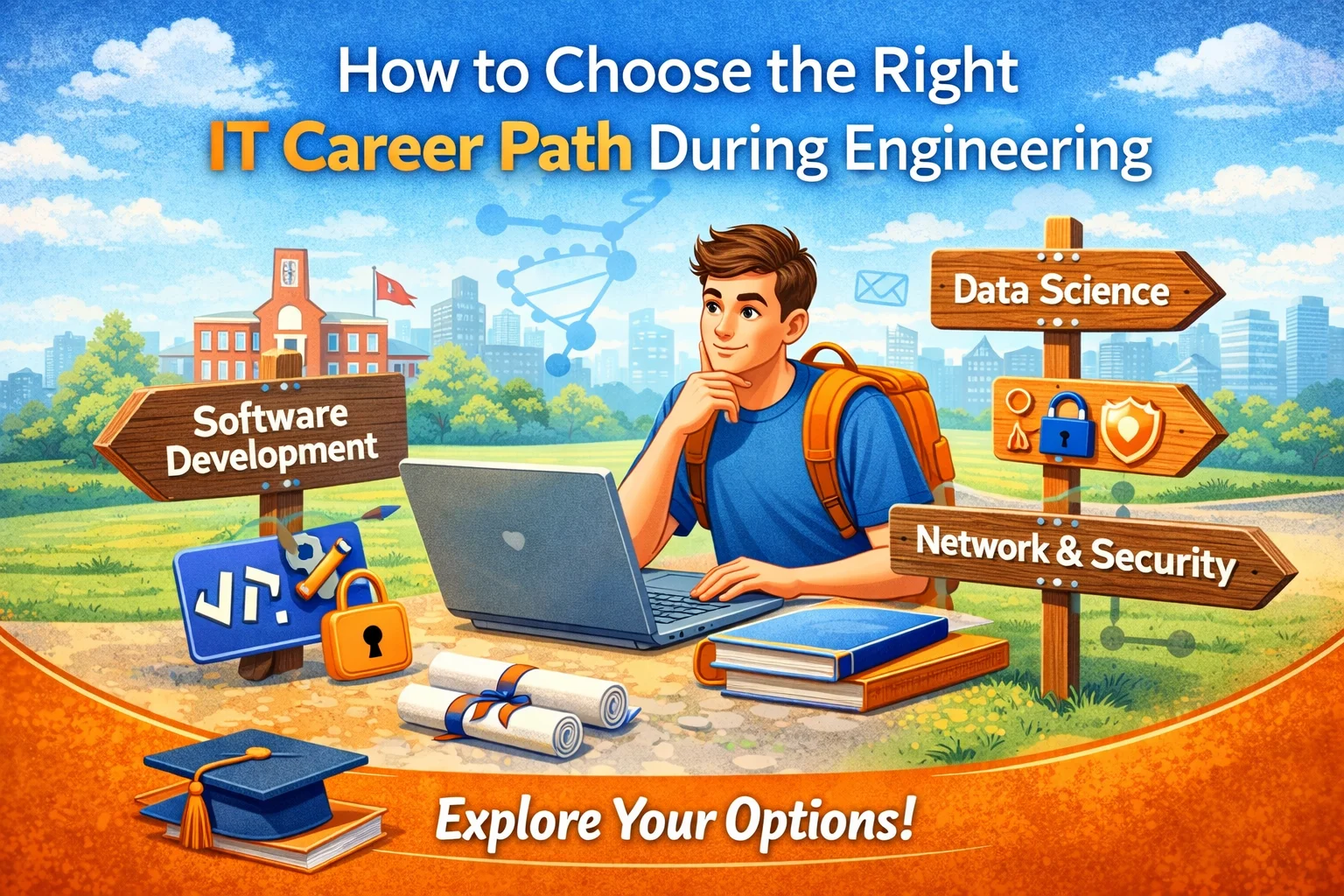 how to choose right IT career path during engineering