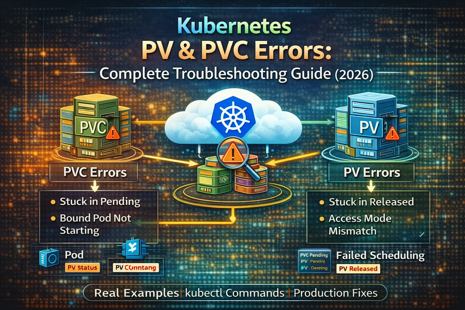 kubernetes pvc errors