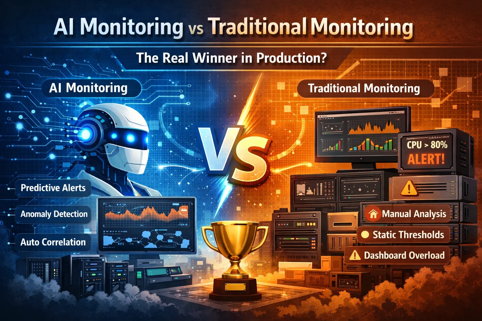 AI Monitoring vs Traditional Monitoring: The Real Winner in Production