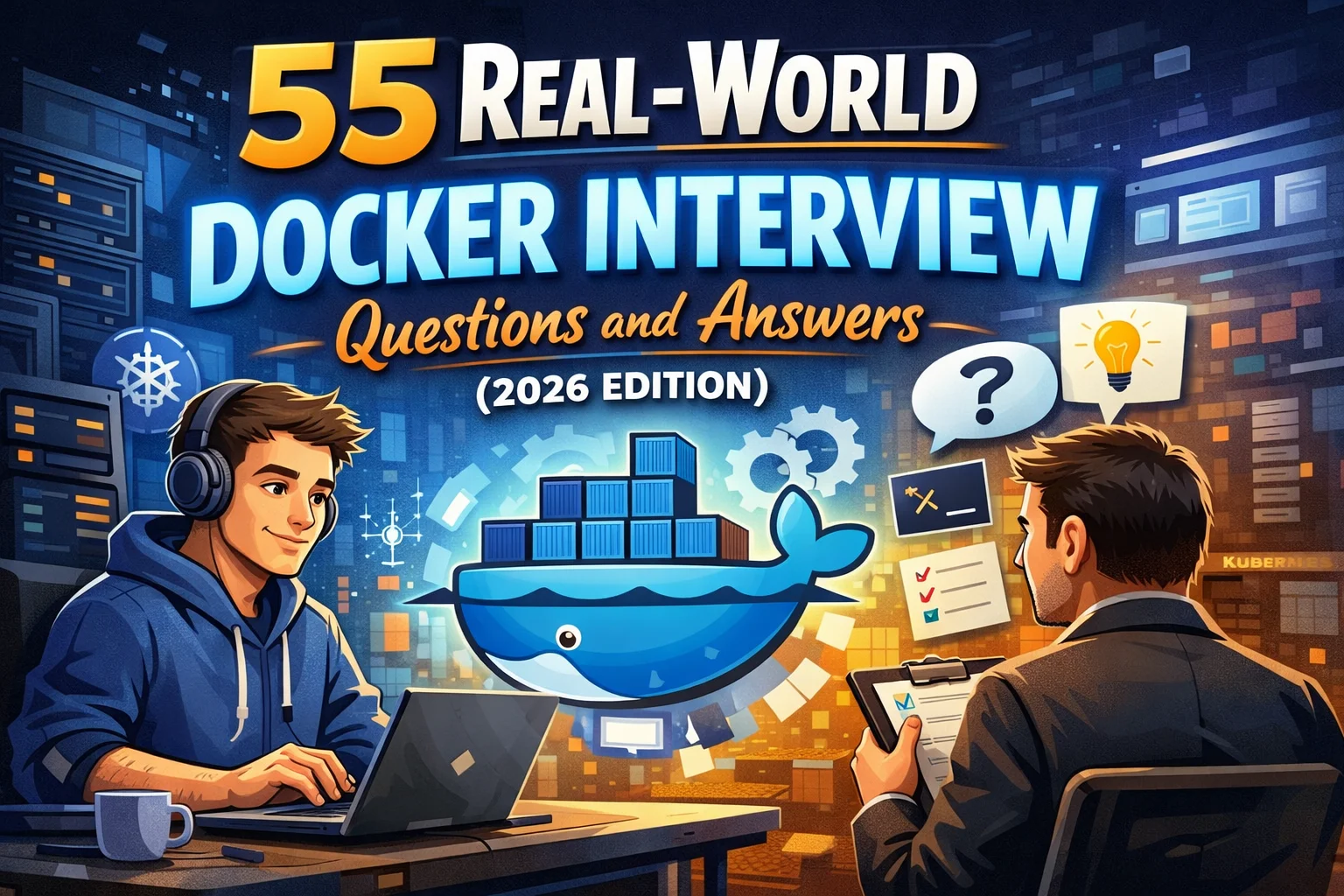 55 Real-World Docker Interview Questions and Answers (2026 Edition)