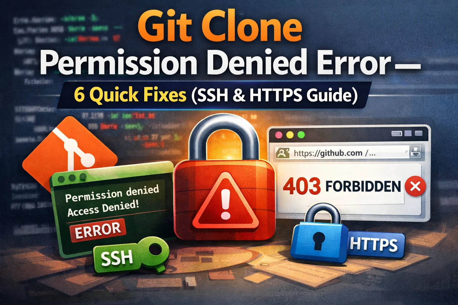 Git Clone Permission Denied Error – 6 Quick Fixes (SSH & HTTPS Guide)
