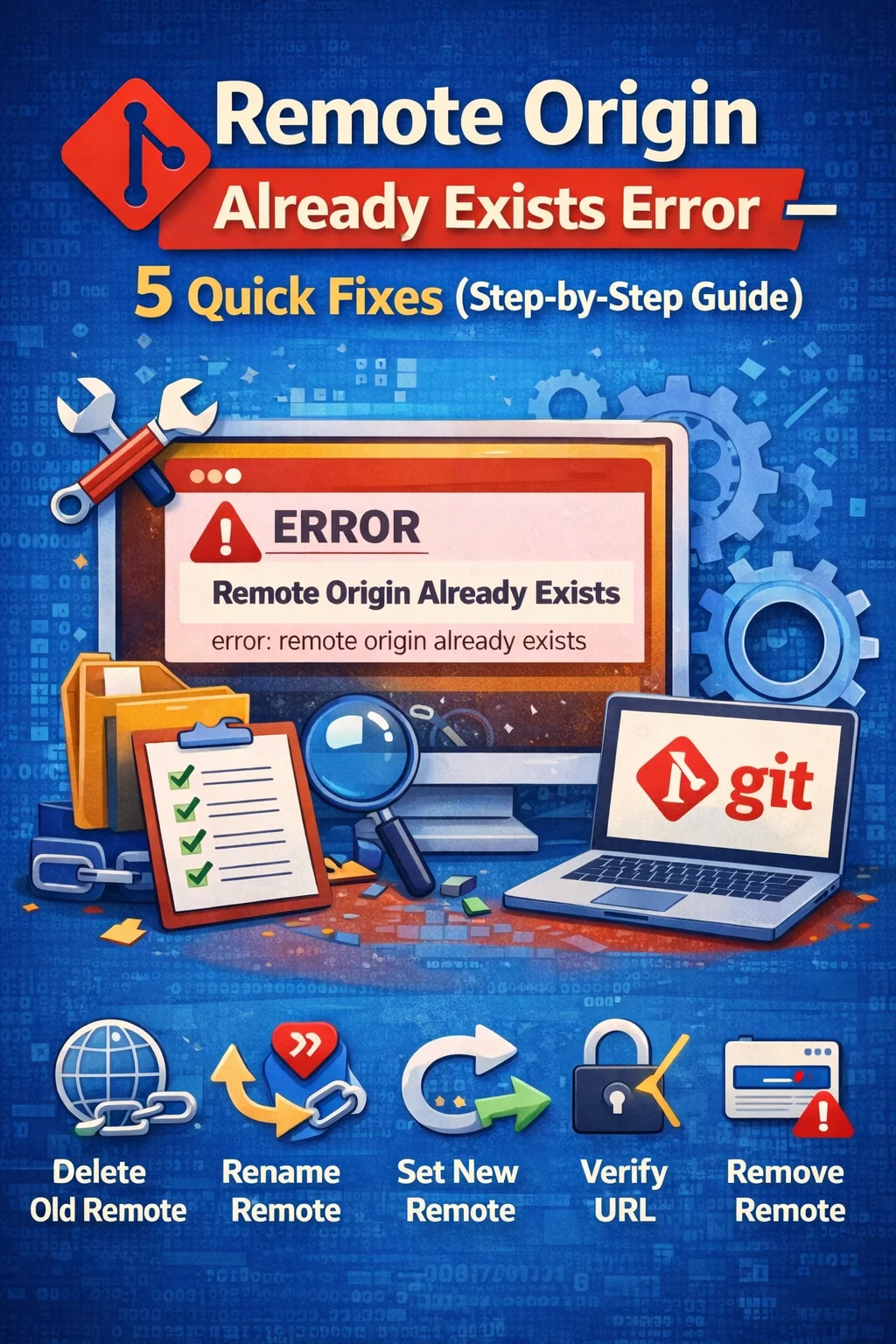 Remote Origin Already Exists Error – 5 Quick Fixes (Step-by-Step Guide)